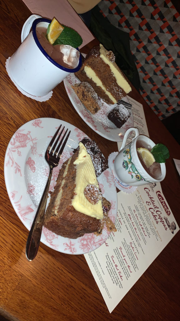 Dessert Plate & cocktails at Cahoots