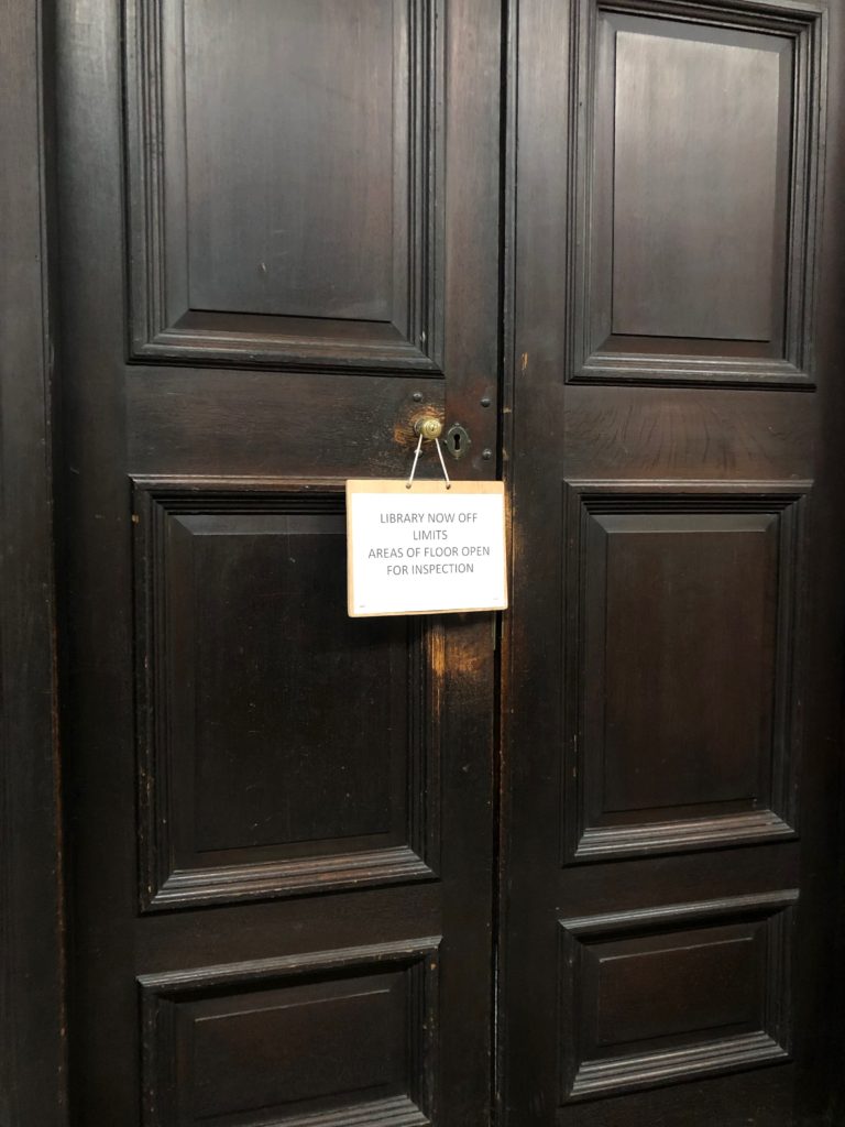 Closed Library at St. Paul's Cathedral London